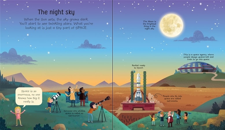 My Very First Space Book by Usborne 1