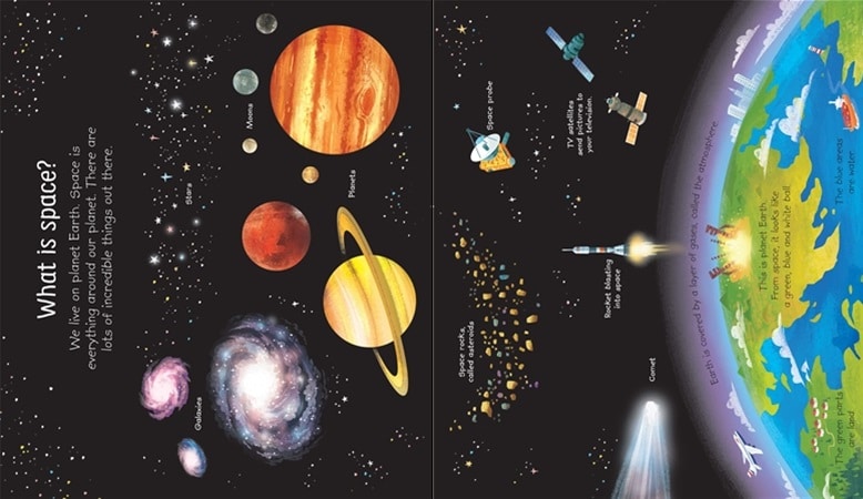 My Very First Space Book by Usborne 2