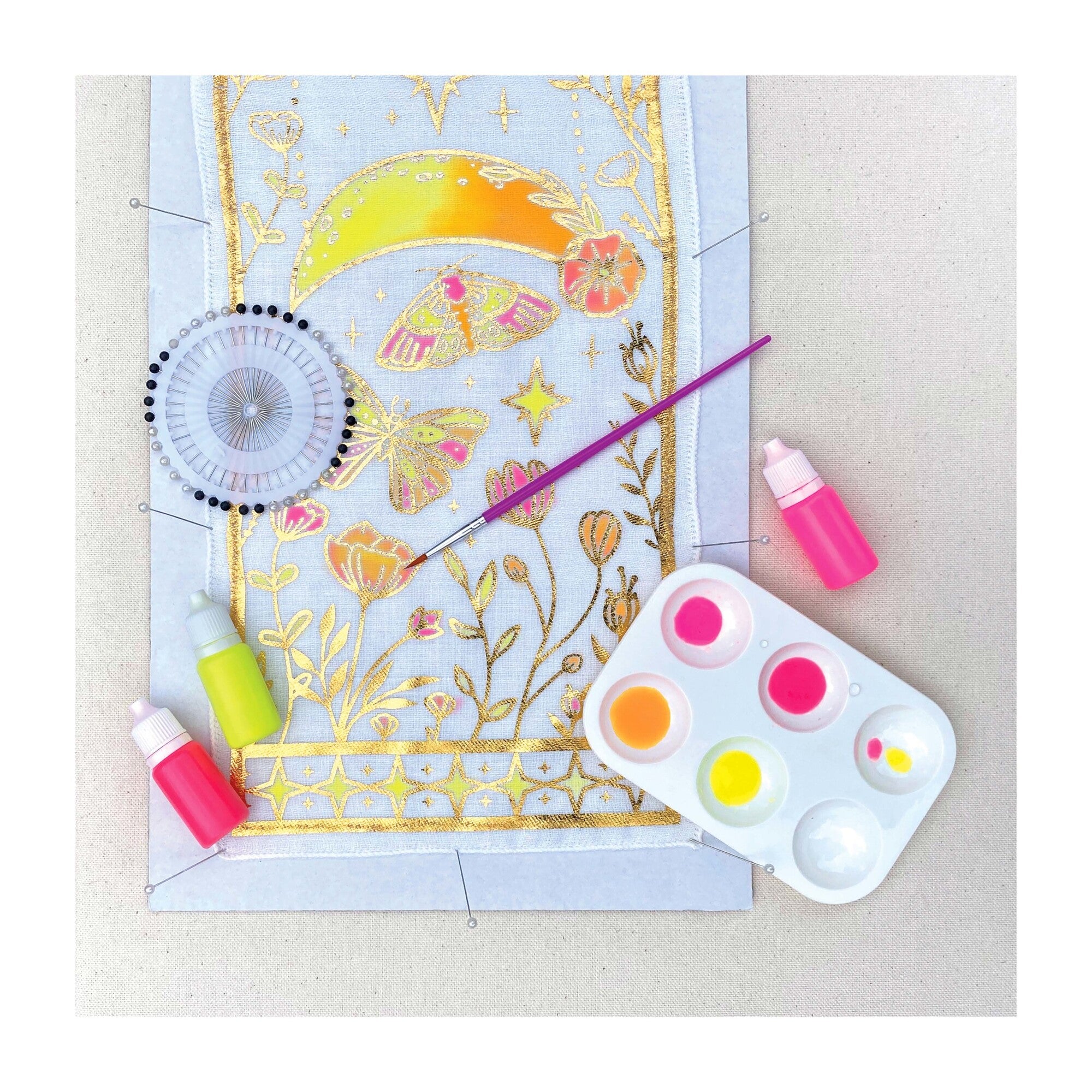 Mystical Moons Paint A Scarf by Bright Stripes 1