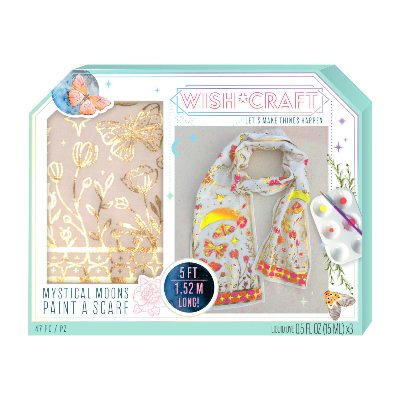 Mystical Moons Paint A Scarf by Bright Stripes