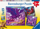 Mythical Majesty 3 x 49 pc Puzzle Set-by-Ravensburger