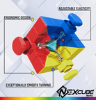 NEXcube Classic Stickerless 3x3 Cube by Pressman 2