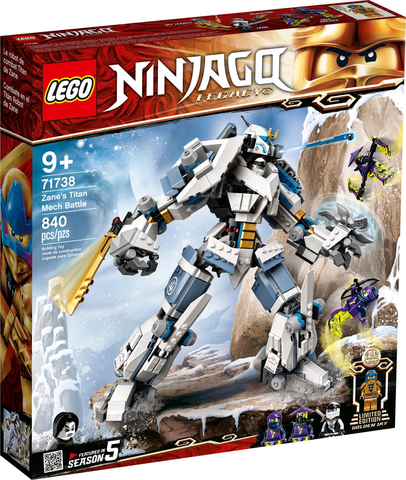NInjago Zanes Titan Mech Battle by Lego