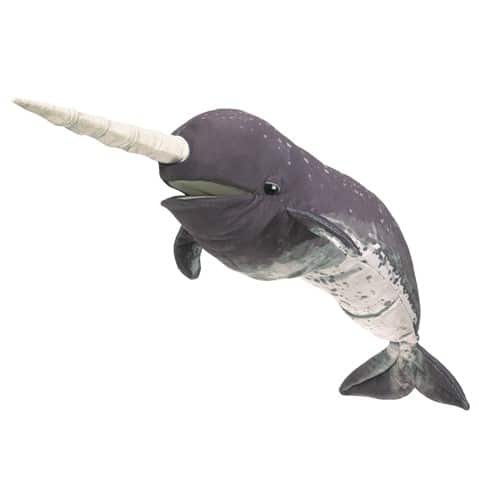 Narwhal Hand Puppet by Folkmanis