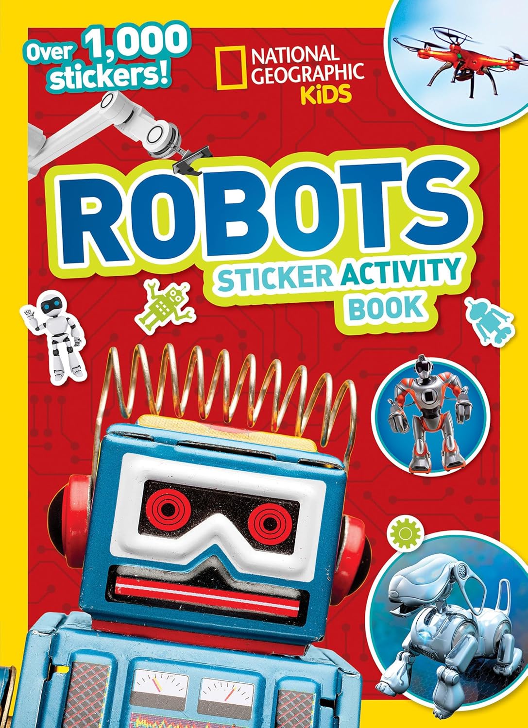 National Geographic Kids Robots Sticker Activity Book-by-National Geographic
