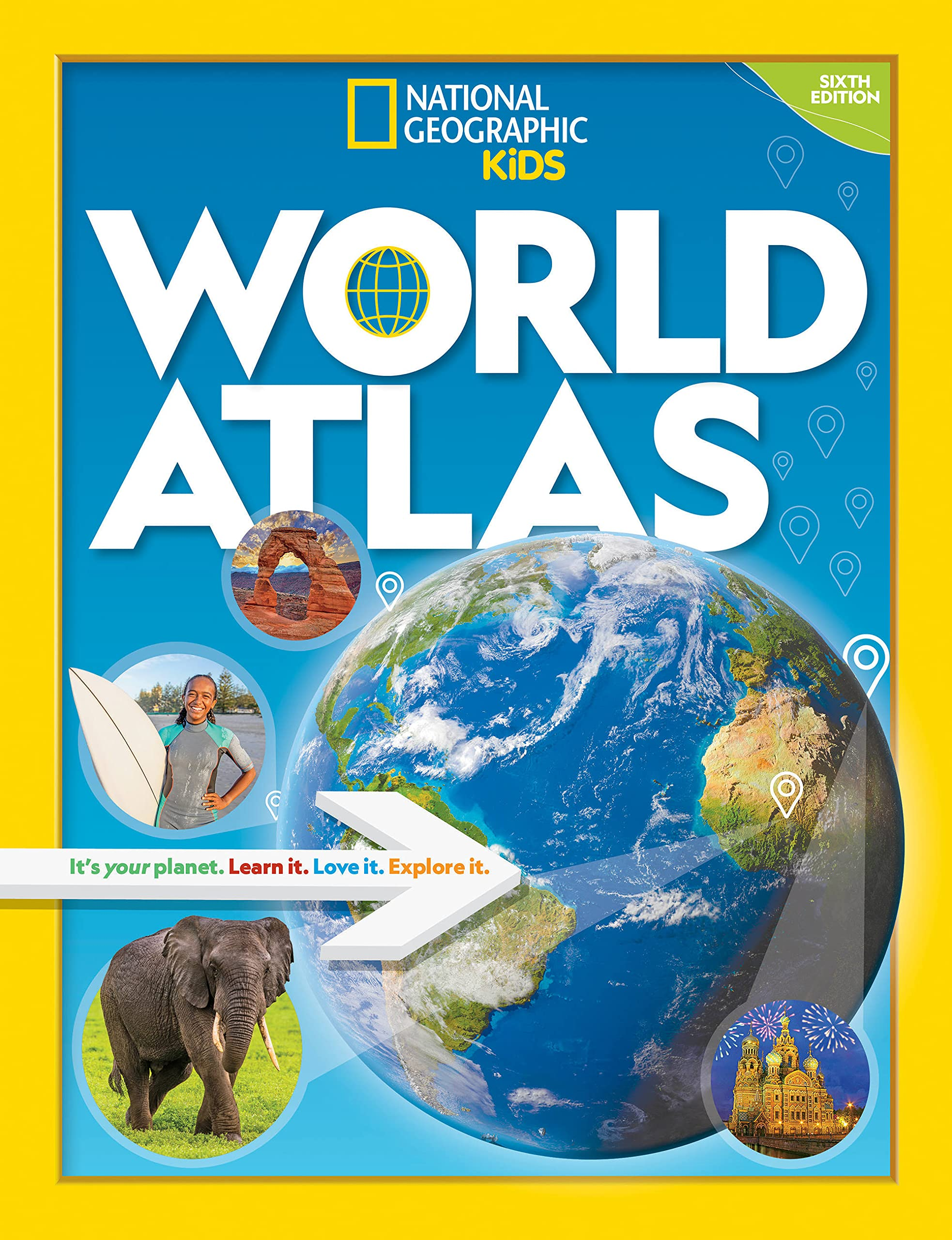 National Geographic Kids World Atlas 6th edition by Little Brown