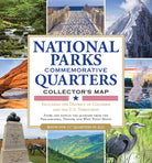 National Parks Commemorative Quarters Collectors Map 2010 2021 by Peter Pauper Press