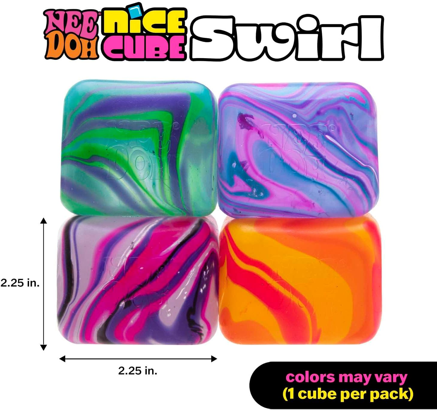 NeeDoh Nice Cube Swirl – A2Z Science & Toys