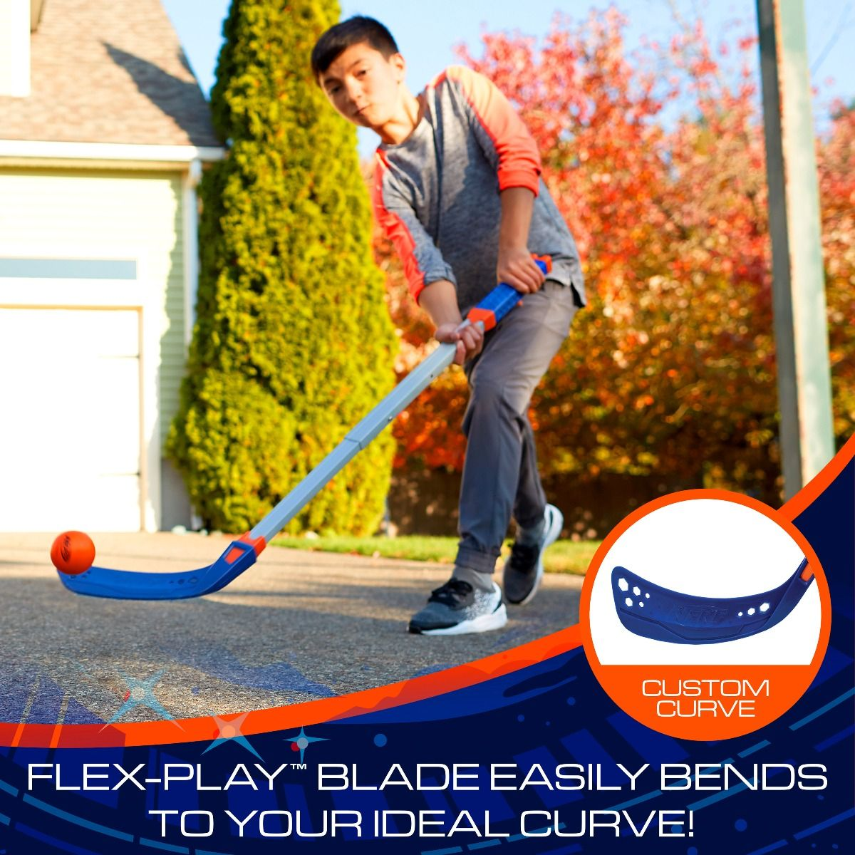Nerf Flexplay Hockey Stick by Franklin 2
