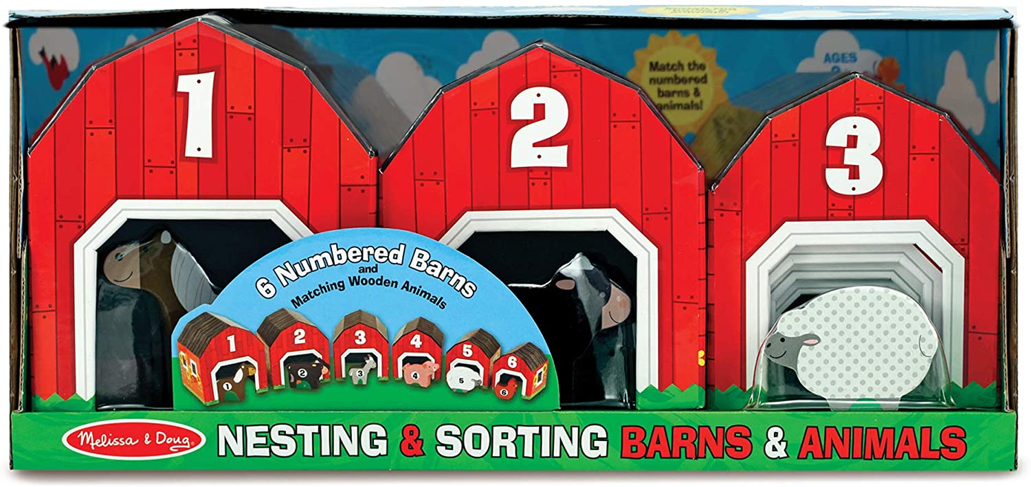 Nesting Sorting Barns Animals by Melissa Doug 2