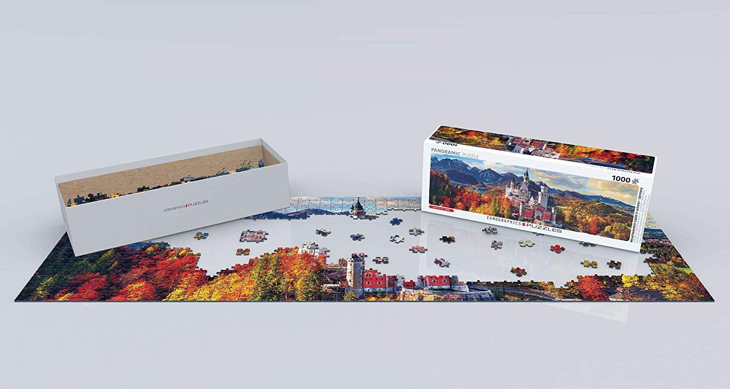Neuschewanstein Panoramic 1000pc Puzzle by Eurographics 1