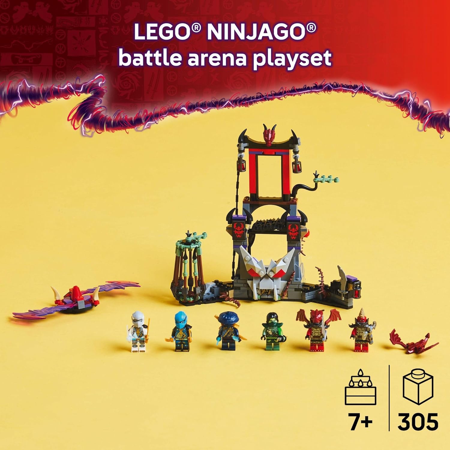 シルカナ工房 2体セット Ninjago Dragonian Storm Village – A2Z Science & Toys
