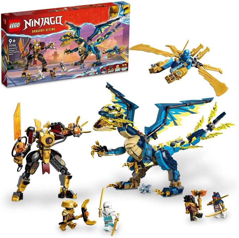 Ninjago Elemental Dragon Vs. The Emperess Mech-by-Lego
