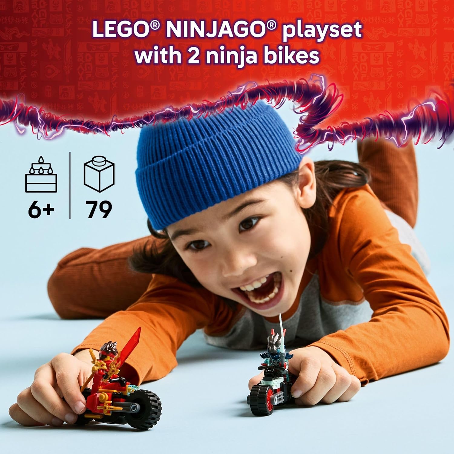 Ninjago Kai's Motorcycle Speed Race – A2Z Science & Toys