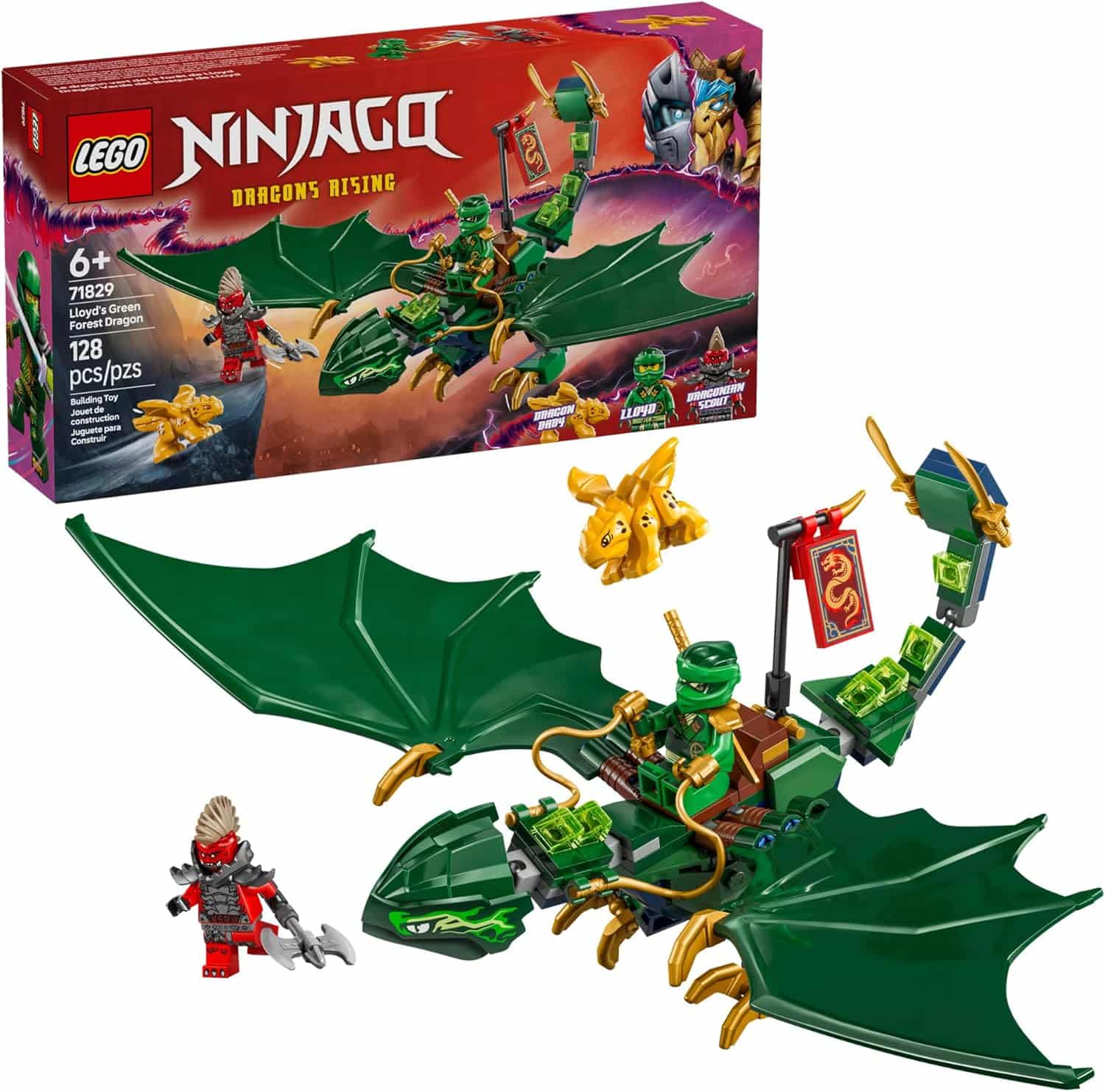 Ninjago Lloyd's Green Forest Dragon-by-Lego