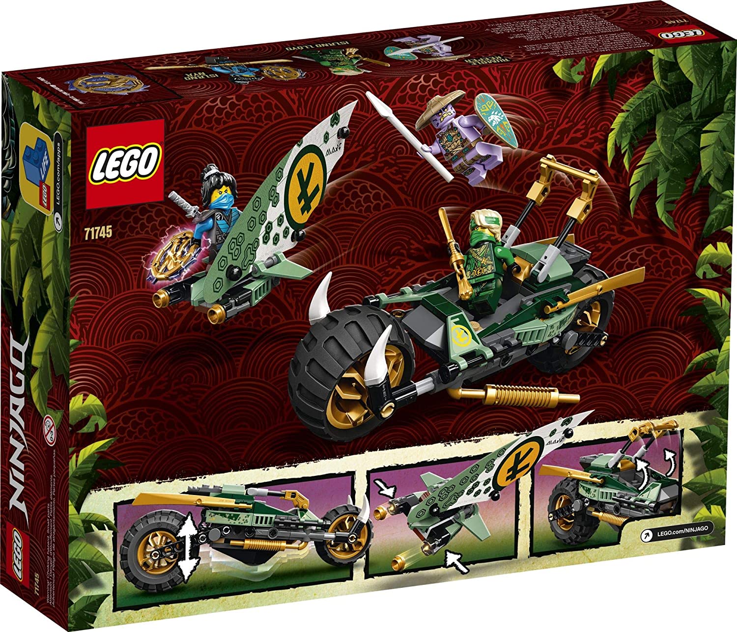 Ninjago Lloyds Jungle Chopper Bike by Lego 1