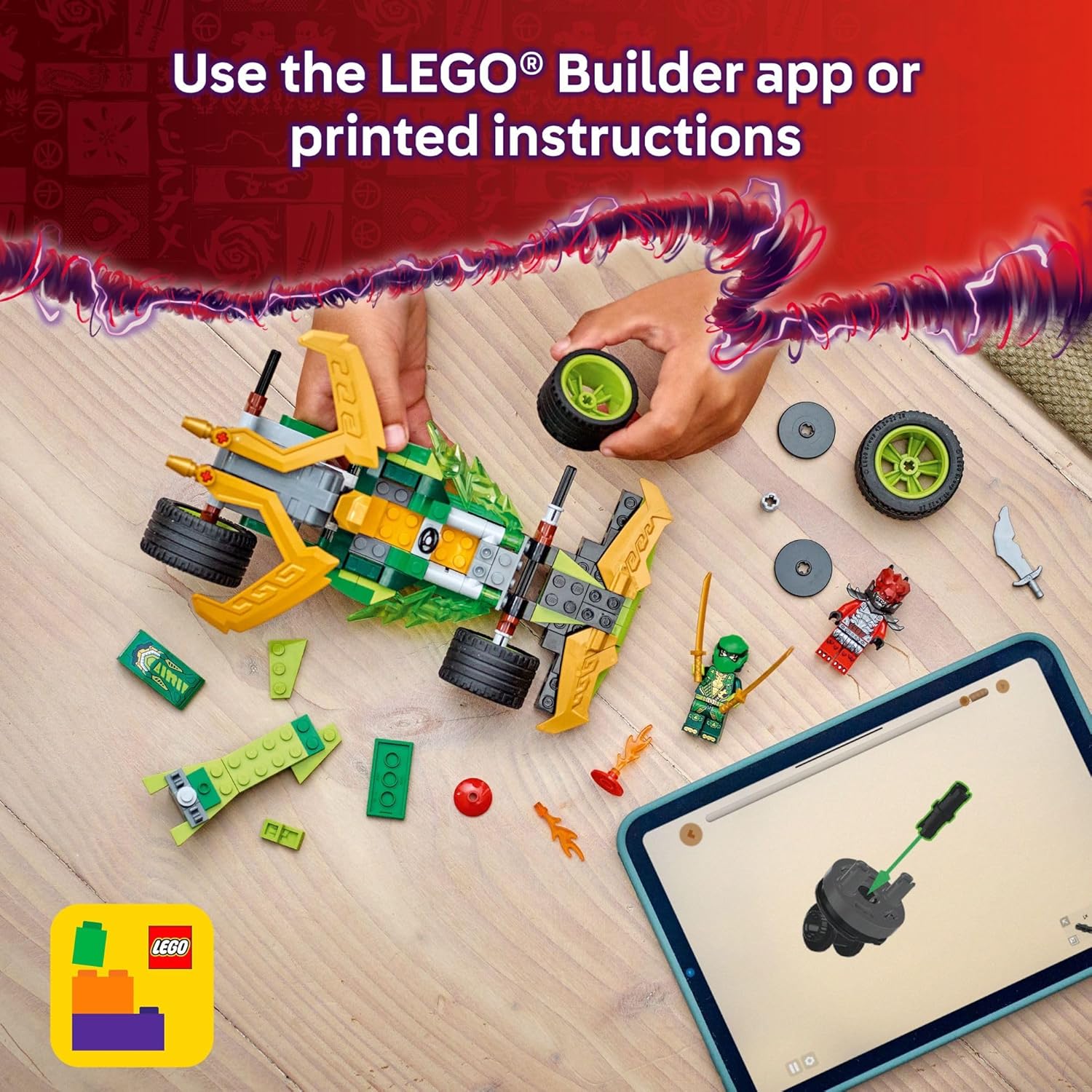 Ninjago Lloyd's Pull-Back Race Car – A2Z Science & Toys
