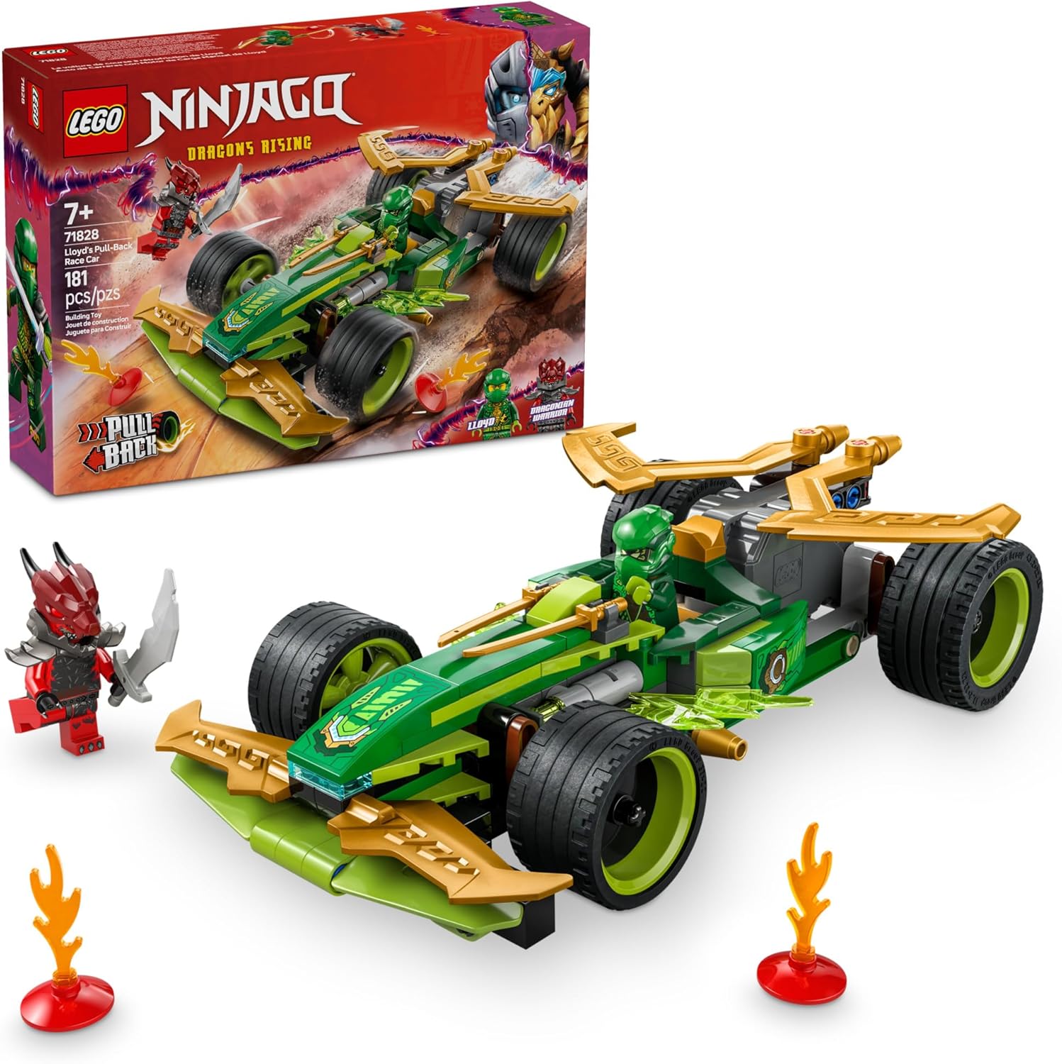 Ninjago Lloyd's Pull-Back Race Car – A2Z Science & Toys