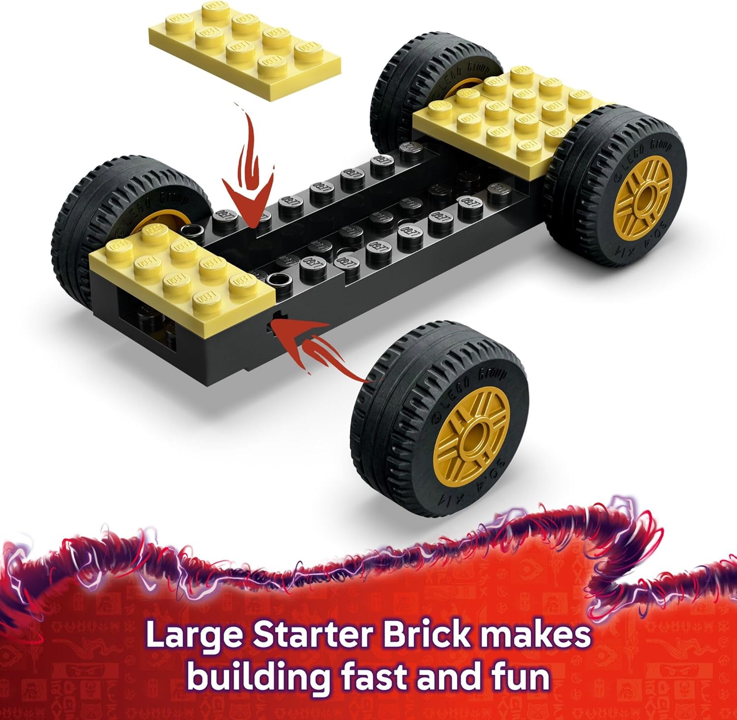 Ninjago Rogue vs. Drix Race Car Duel – A2Z Science & Toys