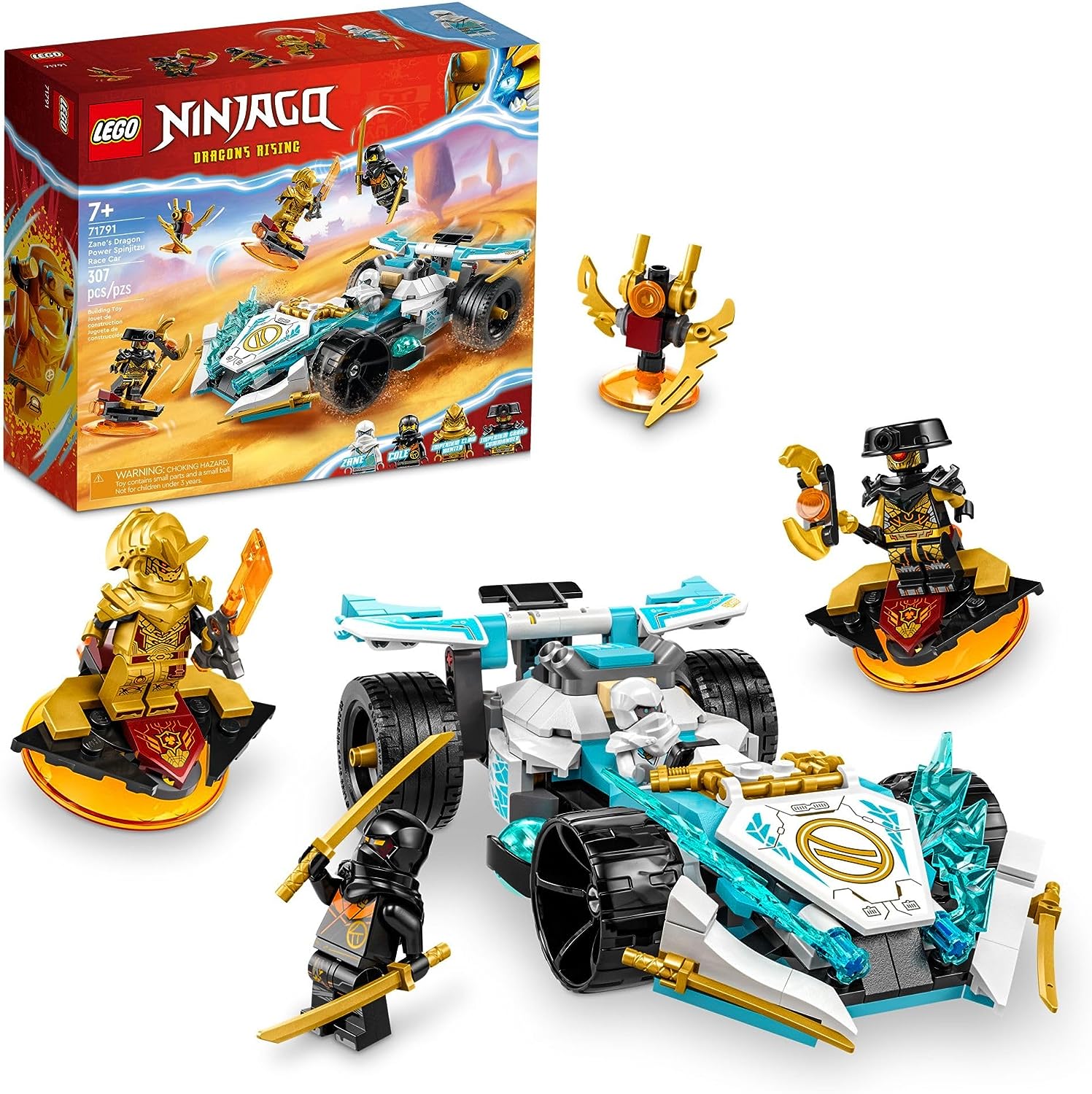 Ninjago Zane’s Dragon Power Spinjitzu Race Car-by-Lego