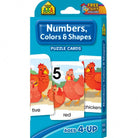 Numbers Colors Shapes Puzzle Cards by School Zone