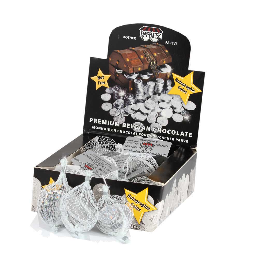 Nut Free Dark Chocolate Gelt by Jewish Educational Toys