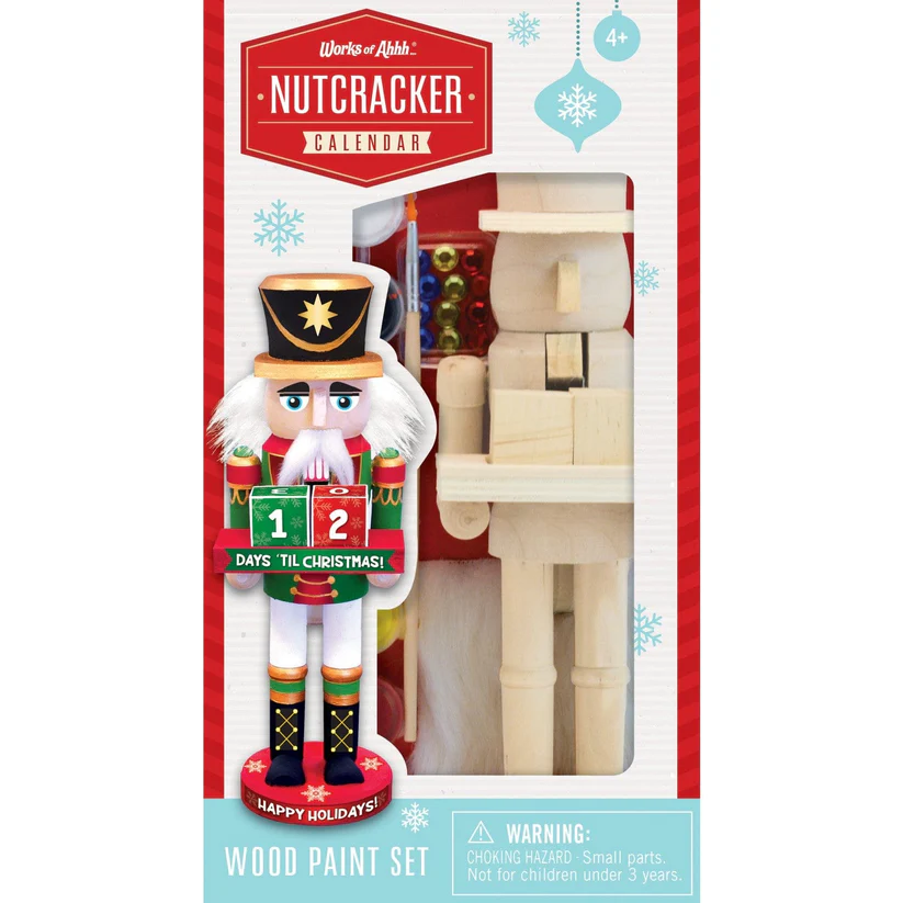 Nutcracker Calendar Wood Paint Set-by-Works of Ahhh!
