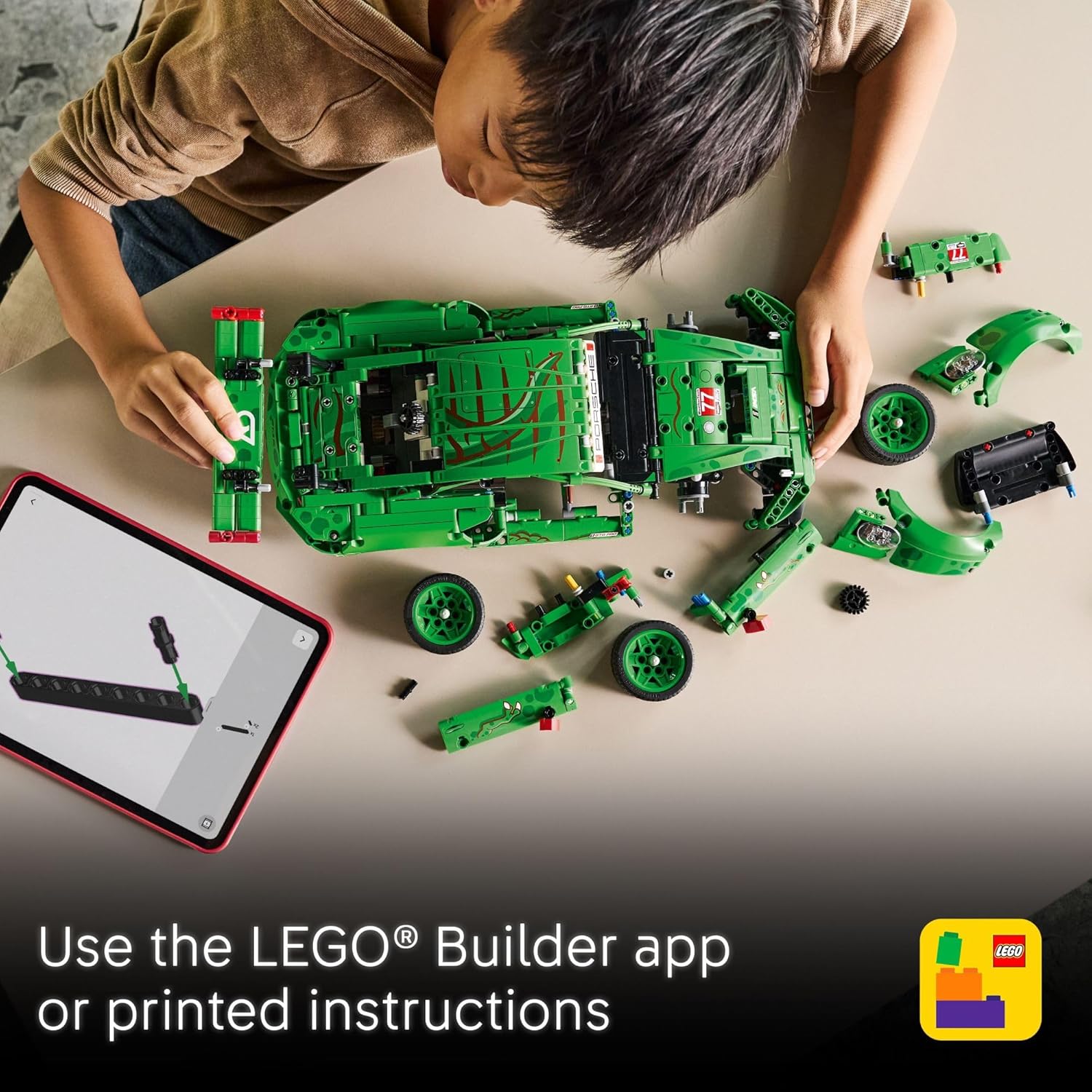 Technic Porsche 911 GT3 R Rexy AO Racing by Lego