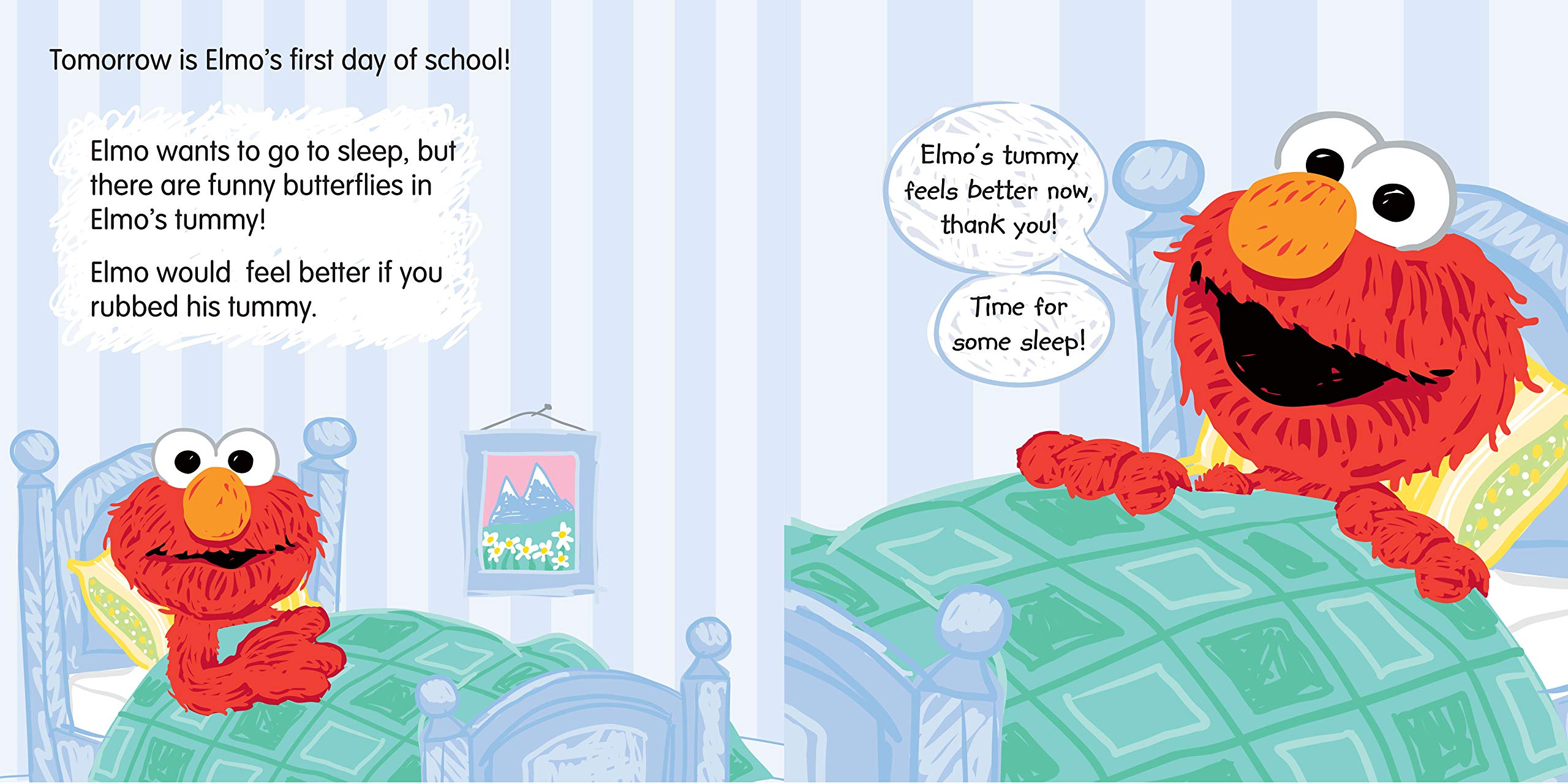 Off to School A Sweet Back to School Adventure with Elmo and Anxiety Relief Book for Toddlers Kids for First Day Jitters by Sourcebooks 1