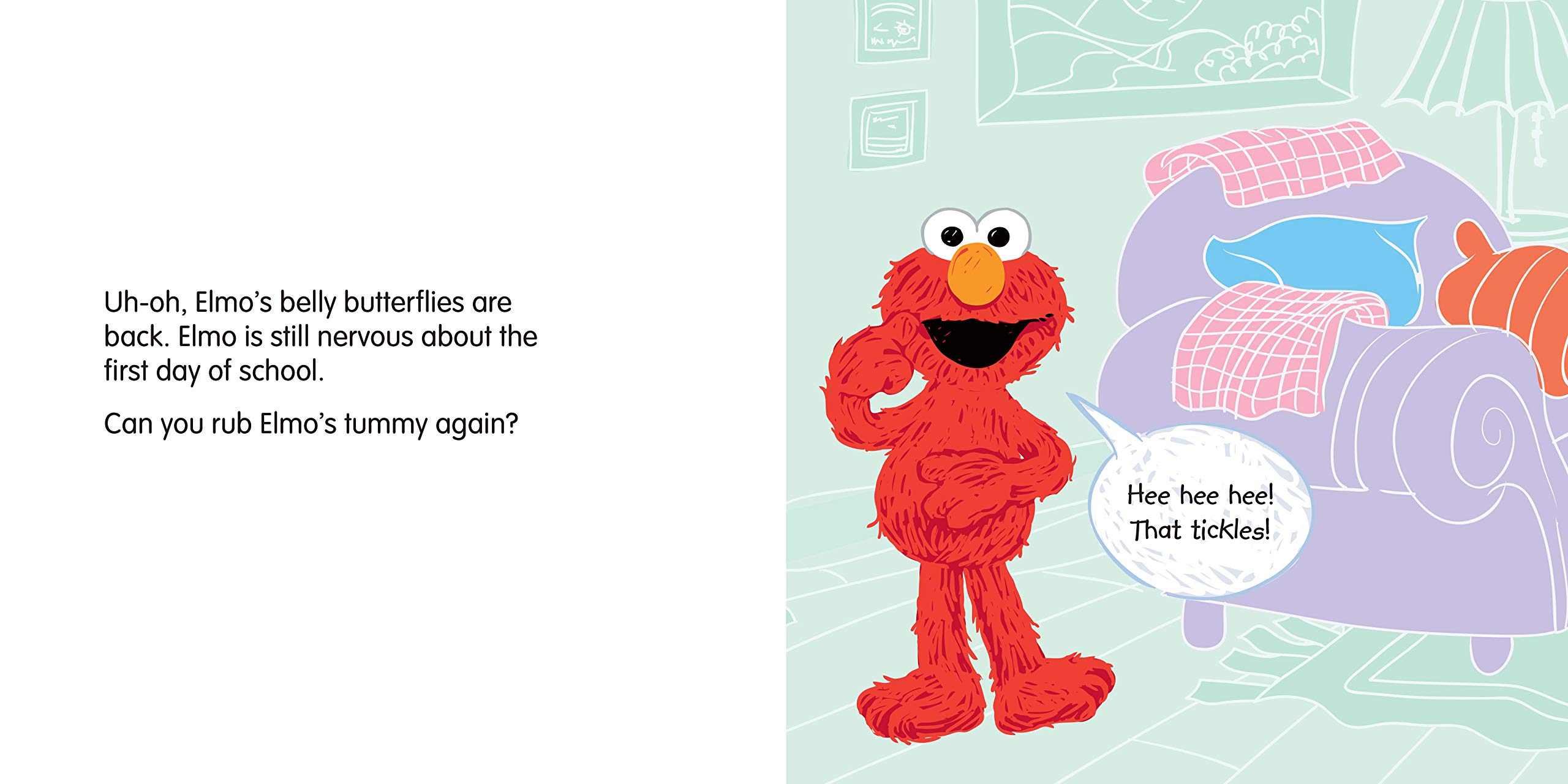 Off to School A Sweet Back to School Adventure with Elmo and Anxiety Relief Book for Toddlers Kids for First Day Jitters by Sourcebooks 4