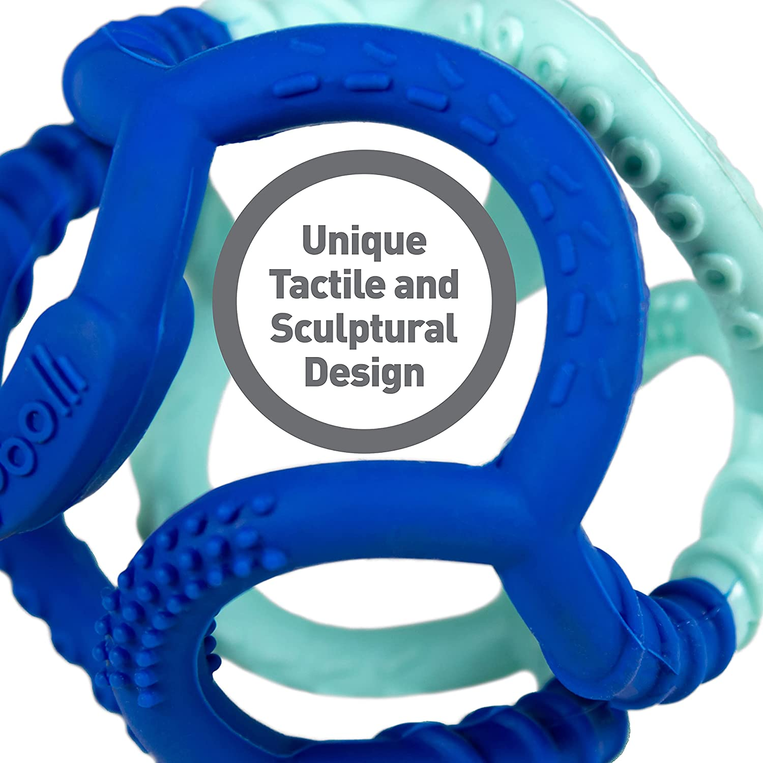 OgoBolli Gummi Teething Ring Blueberry by OgoSport 2