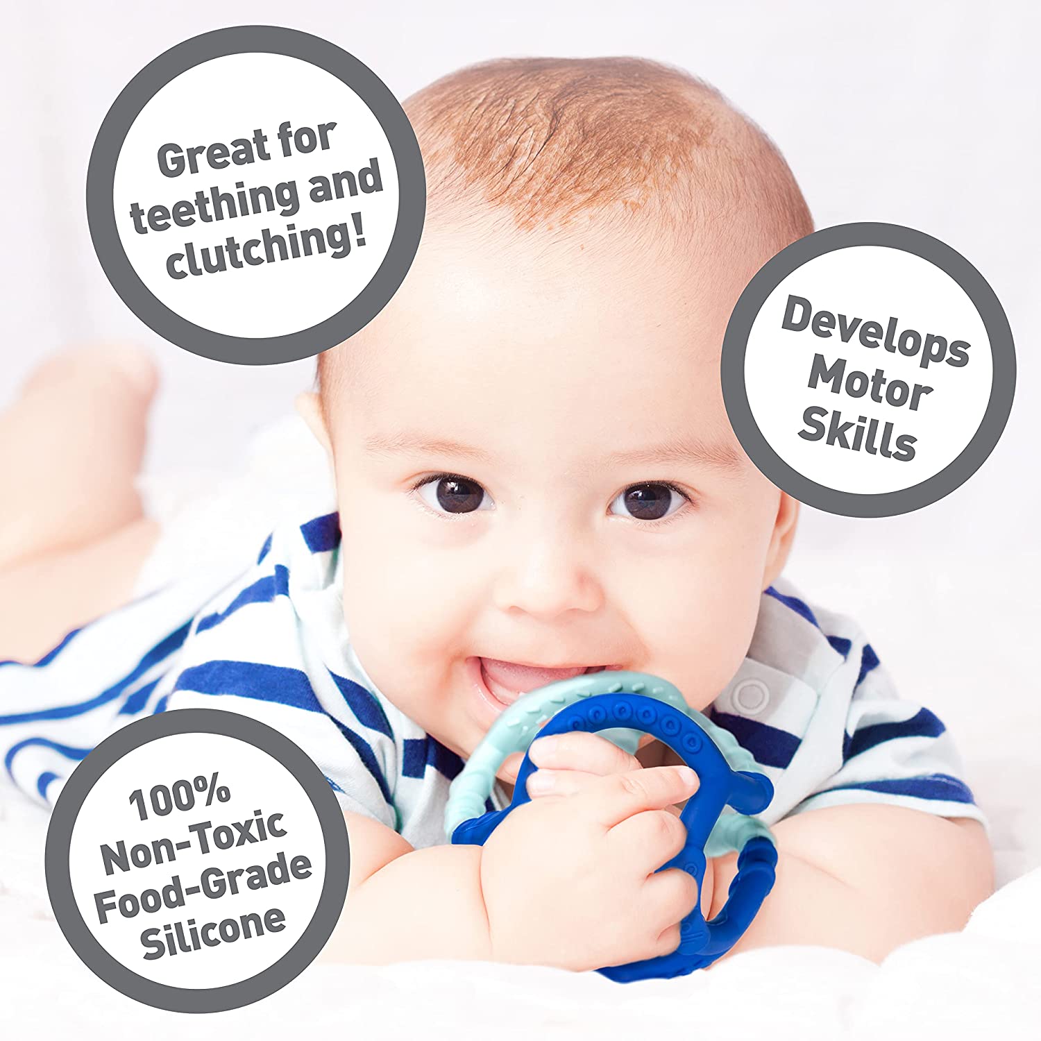 OgoBolli Gummi Teething Ring Watermelon by OgoSport 3