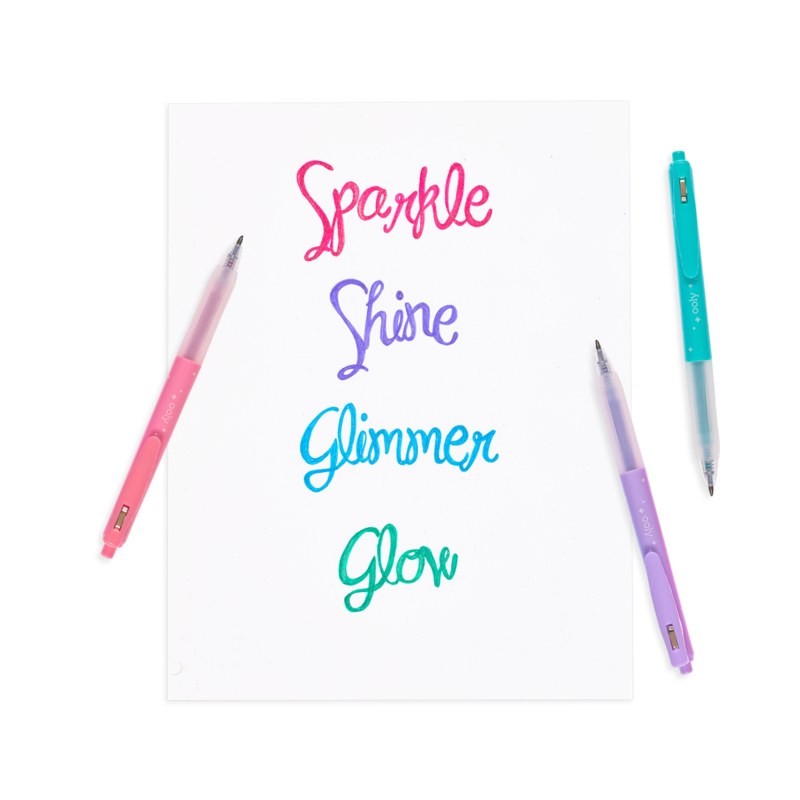 Oh My Glitter Retractable Pens by Ooly 4