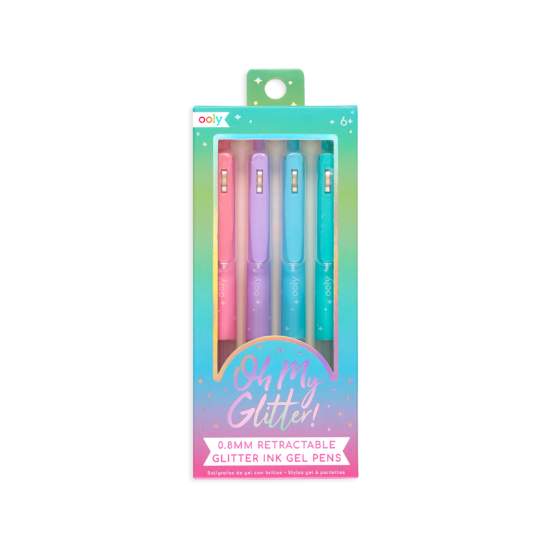 Oh My Glitter Retractable Pens by Ooly