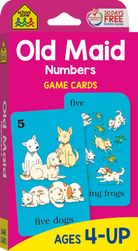 Old Maid Numbers Game Cards-by-School Zone