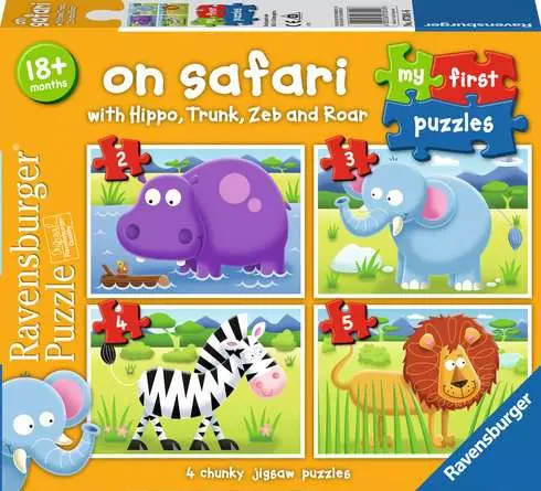 On Safari - My First Puzzles-by-Ravensburger