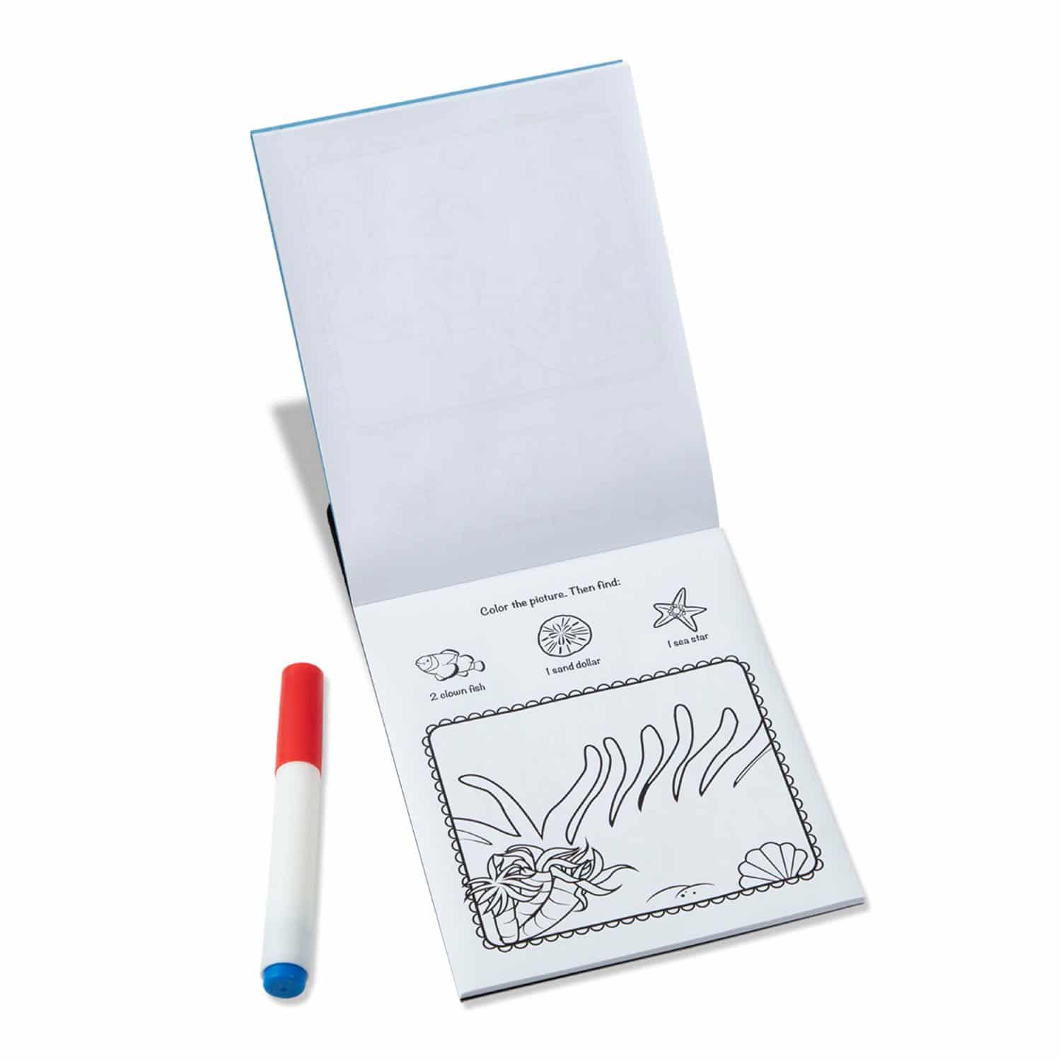 On the Go ColorBlast No Mess Coloring Pad Sea Life by Melissa Doug 2