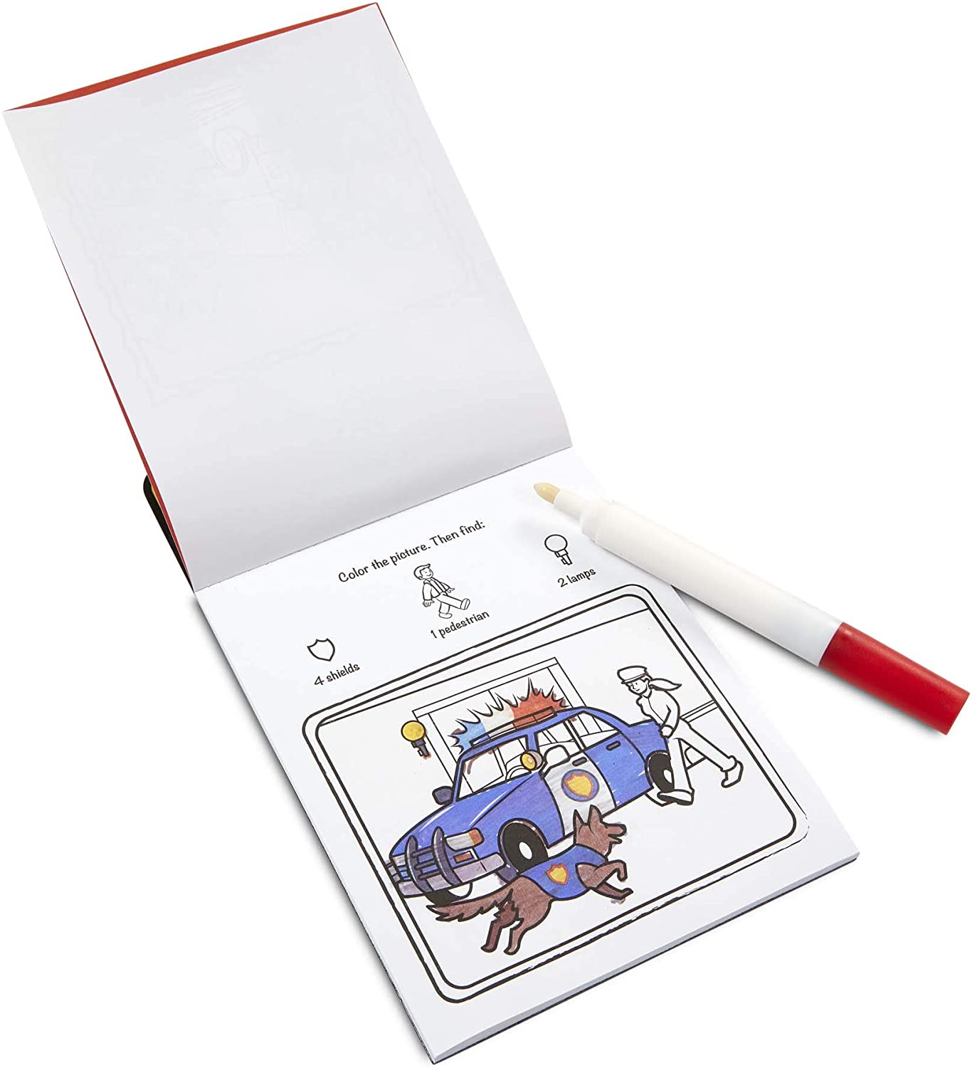 On the Go ColorBlast No Mess Coloring Pad Vehicles by Melissa Doug 2