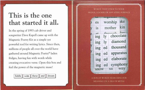 Original Magnetic Poetry by Magnetic Poetry 1