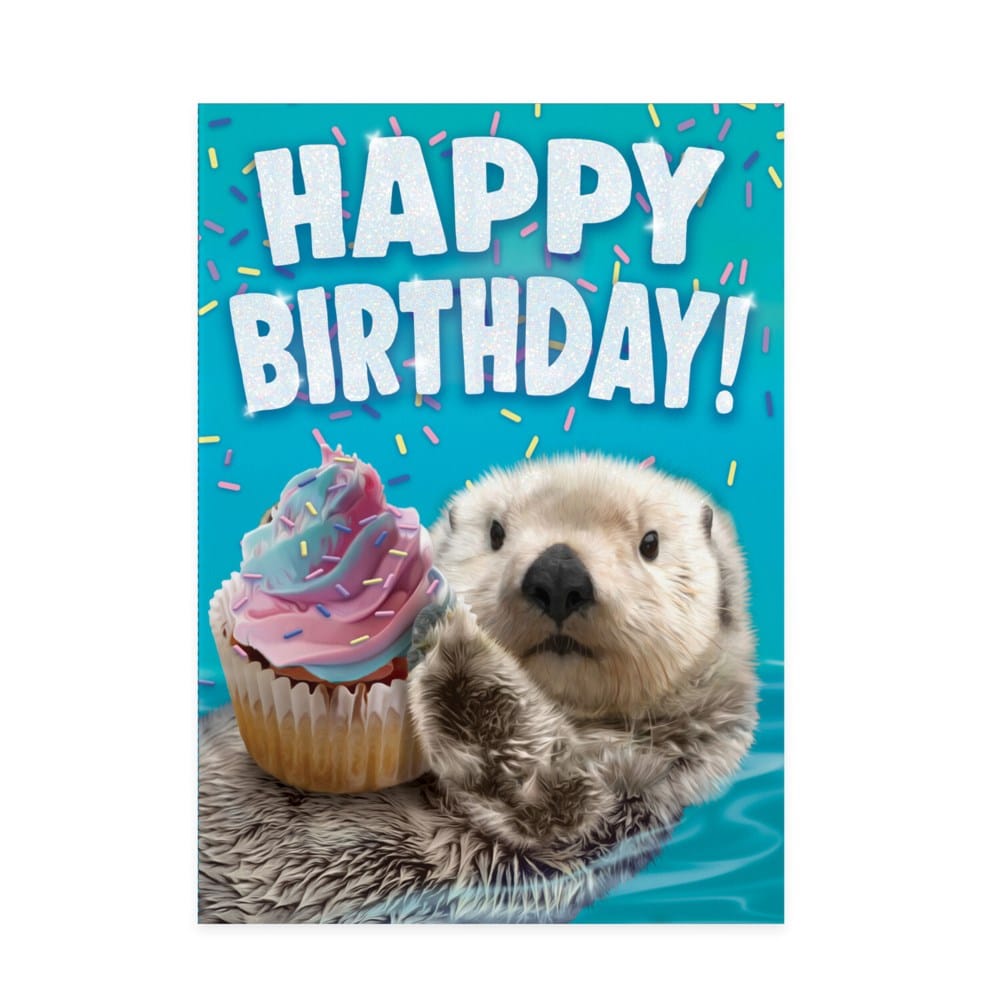 Otter Birthday Card by Peaceable Kingdom