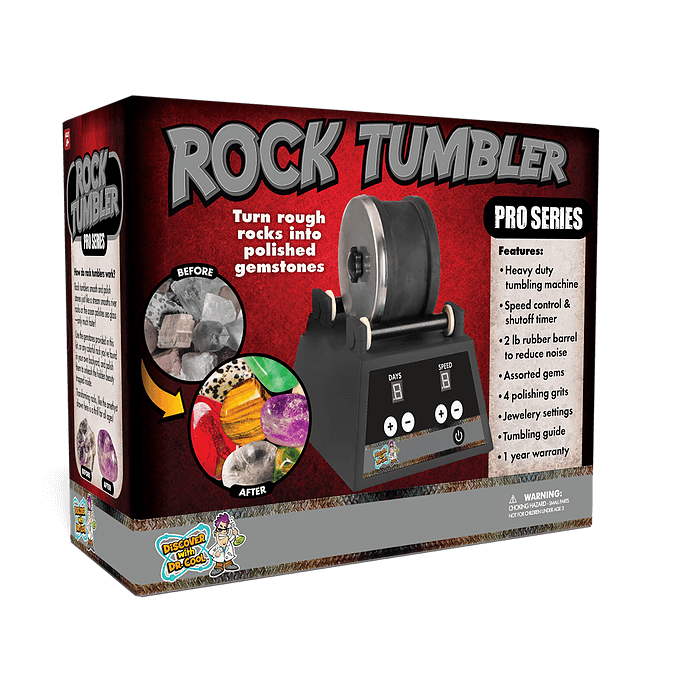 PRO Series Rock Tumbler by Discover With Dr. Cool