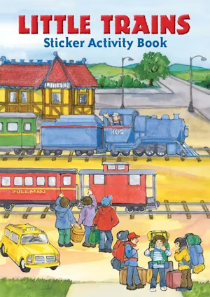 Little Trains Sticker Activity Book by Dover Publications