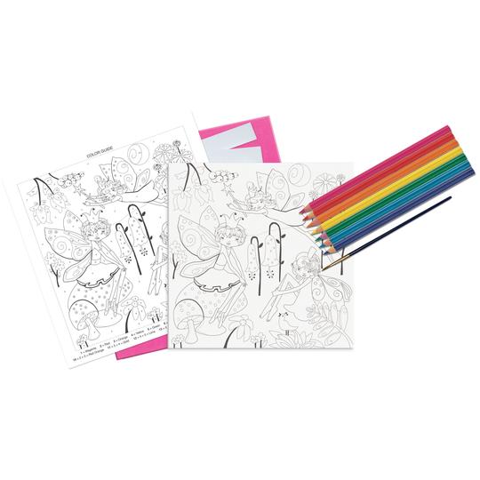 Paint By Number Fairy Garden by Faber Castell 1