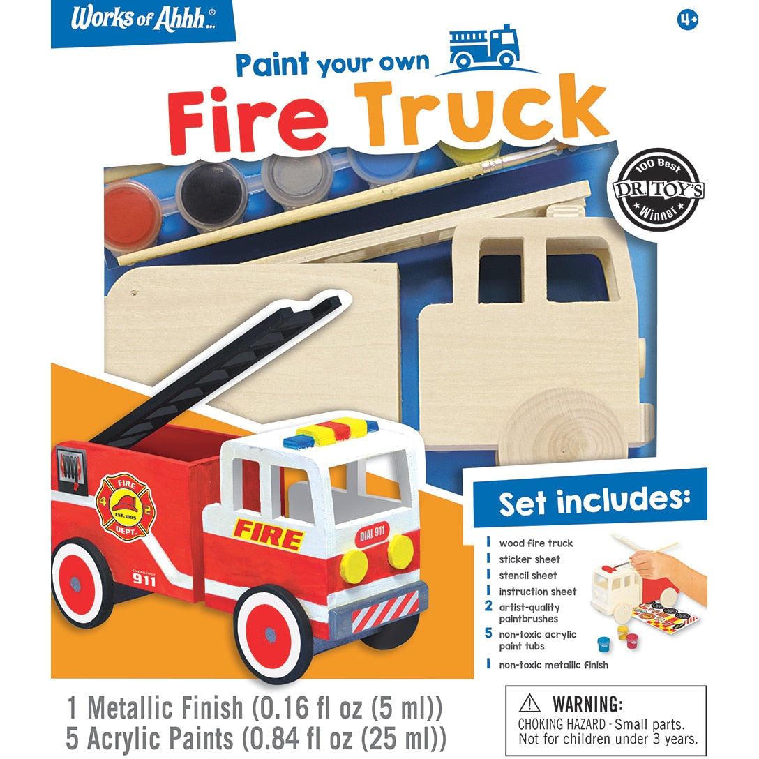 Paint Your Own Fire Truck by Works of Ahhh