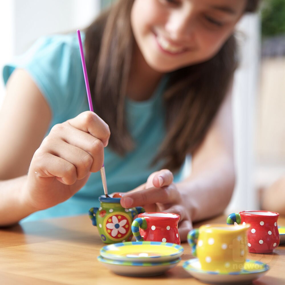 Paint Your Own Mini Tea Set – A2Z Science & Toys