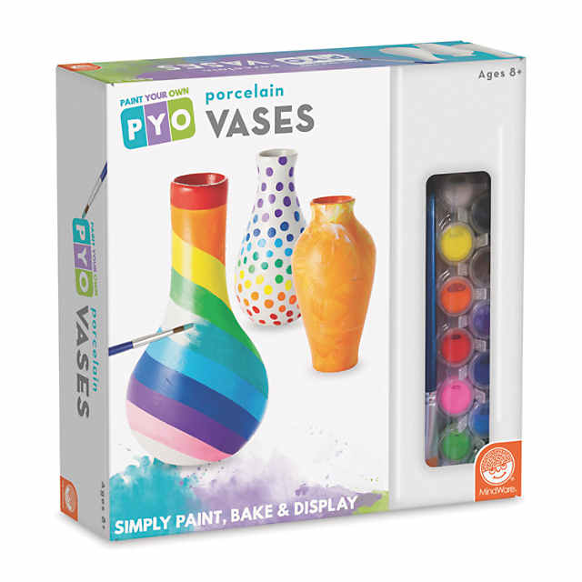 Paint Your Own Porcelain Vases by Mindware