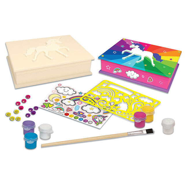 Paint Your Own Unicorn Keepsake Box by Works of Ahhh