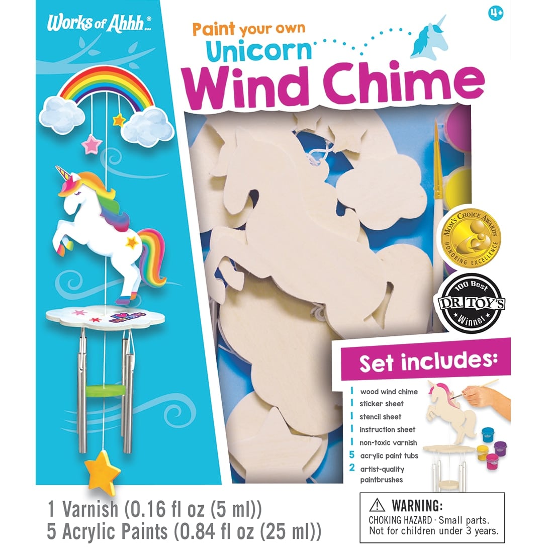 Paint Your Own Unicorn Wind Chime by Works of Ahhh