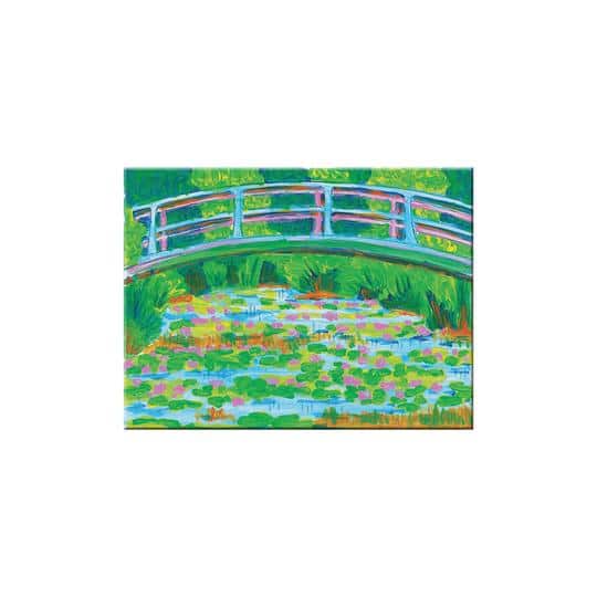 Paint by Number Museum Series The Japanese Footbridge by Faber Castell 2