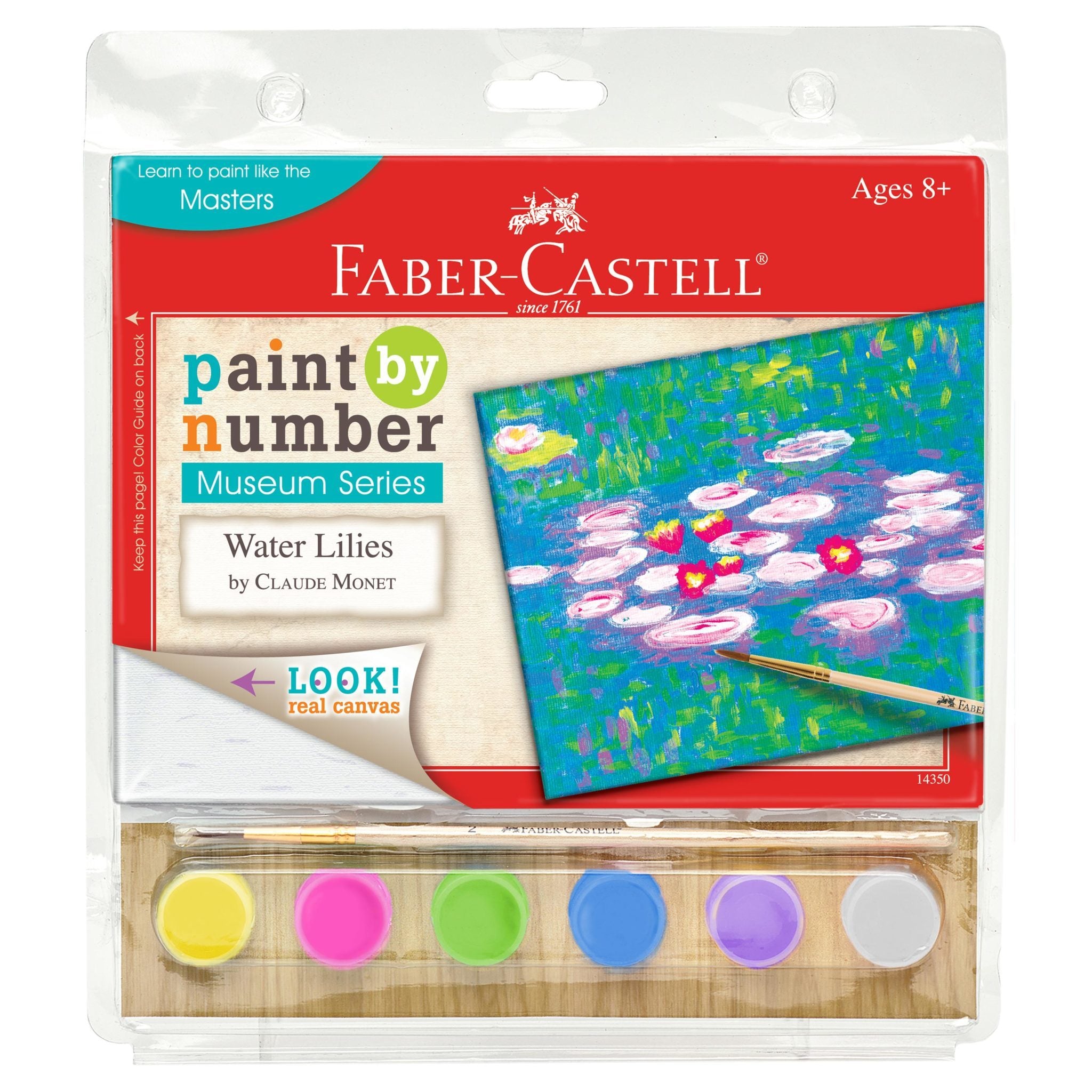 Paint by Number Museum Series – Water Lilies by Faber Castell